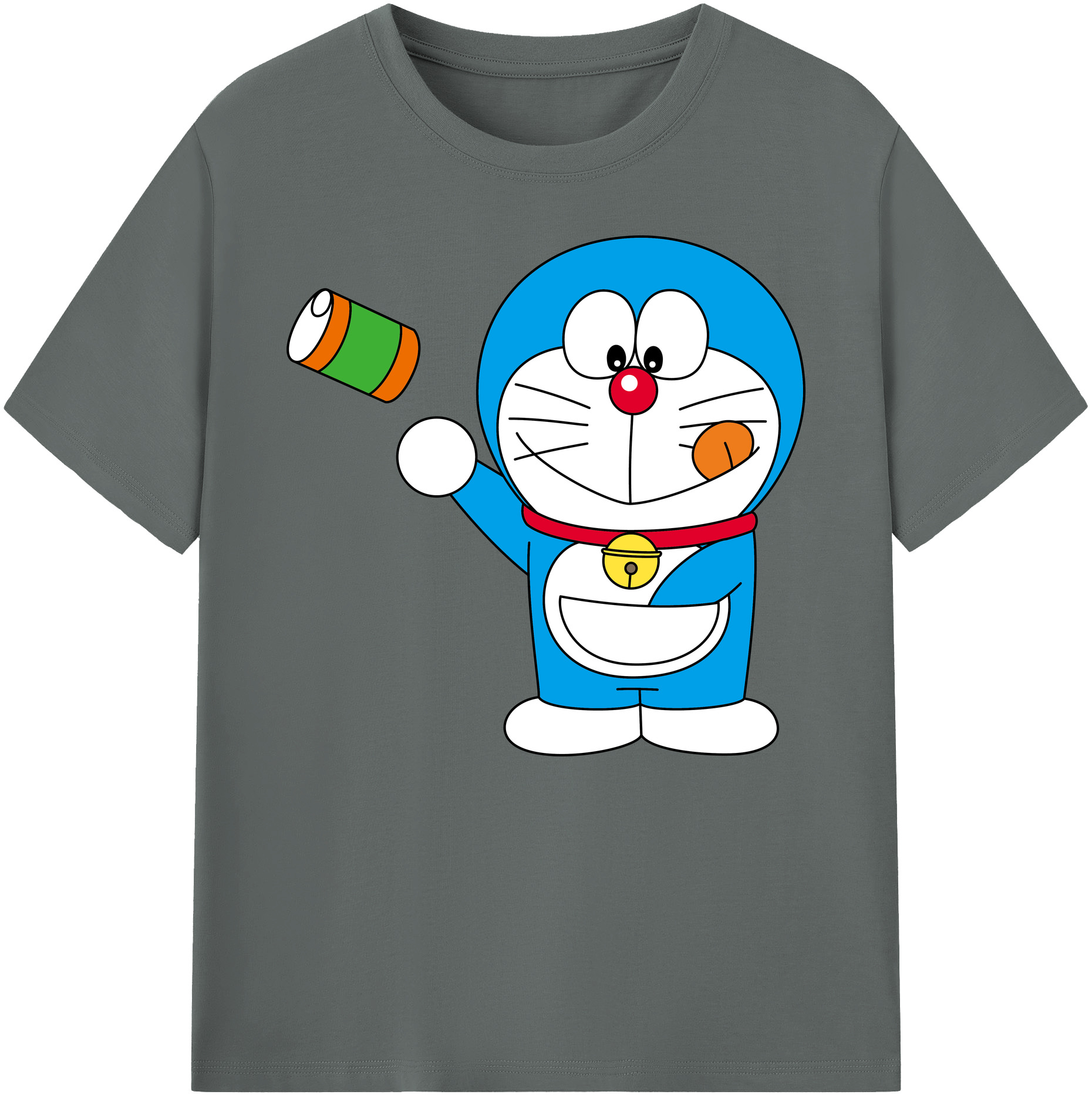 （画像用） ドラえもん Doraemon 綿100％ メンズ半袖Tシャツ｜肌触りやわらか＆通気性